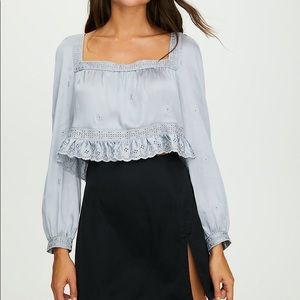 SOLD BNWOT Sunday Best May Day Blouse in BLACK